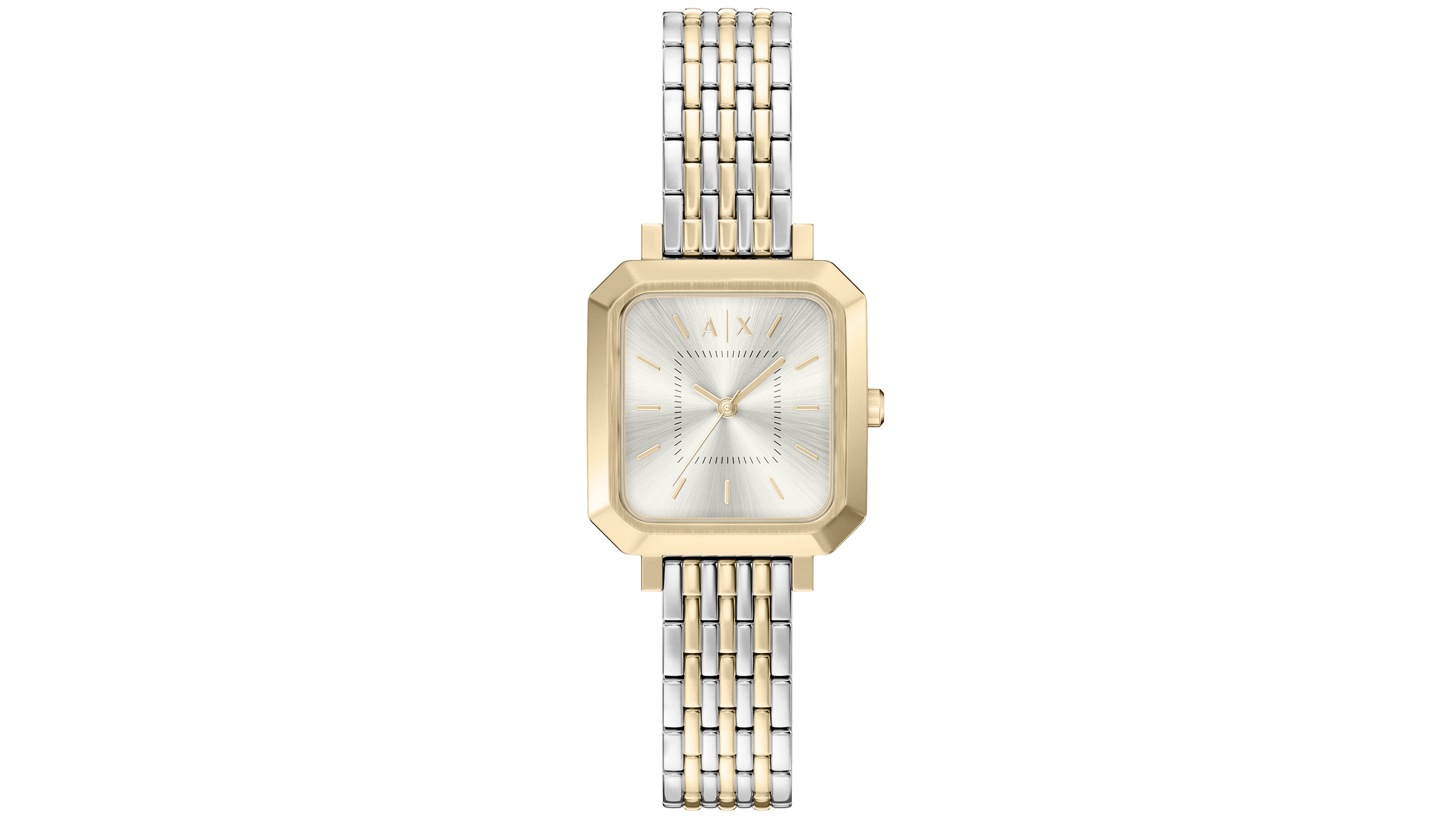 A|X Armani Exchange Women's Three-Hand Quartz Two-Tone Stainless Steel Watch 27mm