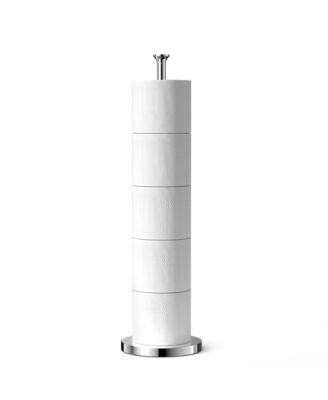 Toilet Paper Holder Stand Reserve Stainless Steel Chrome Bathroom Hardware