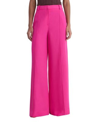 Petite Charli Wide-Leg Mid-Rise Pants