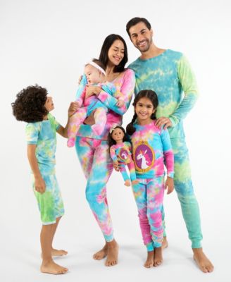Matching Family Colorful Tie Dye Cotton Pajamas