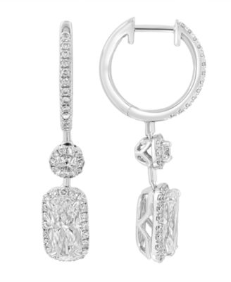 Lab-Grown Diamond Earrings (2-5/8 ct. t.w.) in 14k White Gold