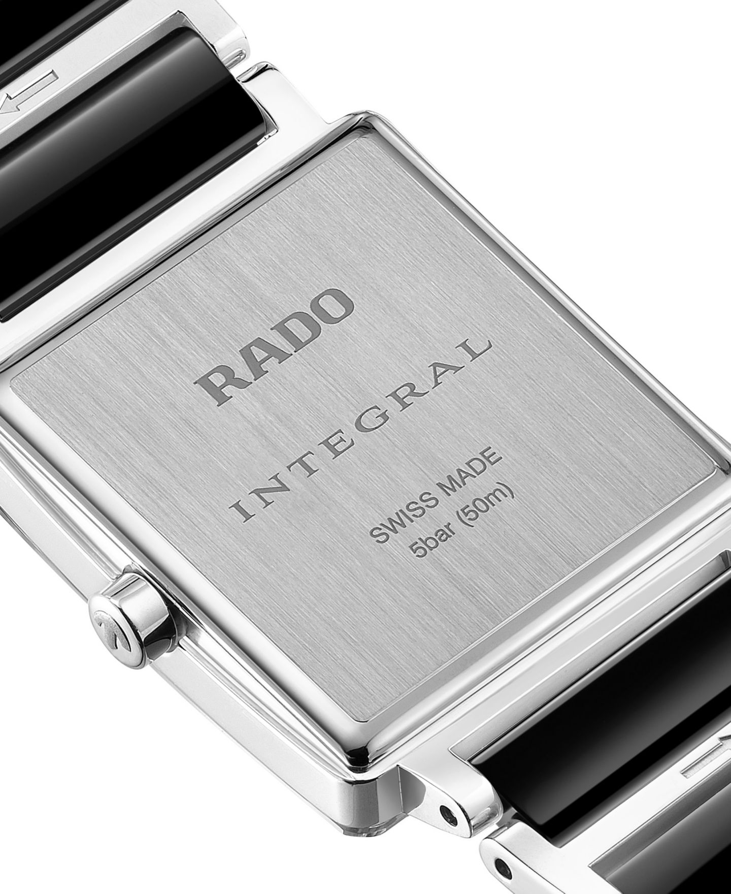 Женские часы Rado Swiss Quartz Integral Diamond Stainless Steel and Ceramic 23mm — фото 4