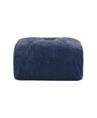 Velvet Ottoman Footstool