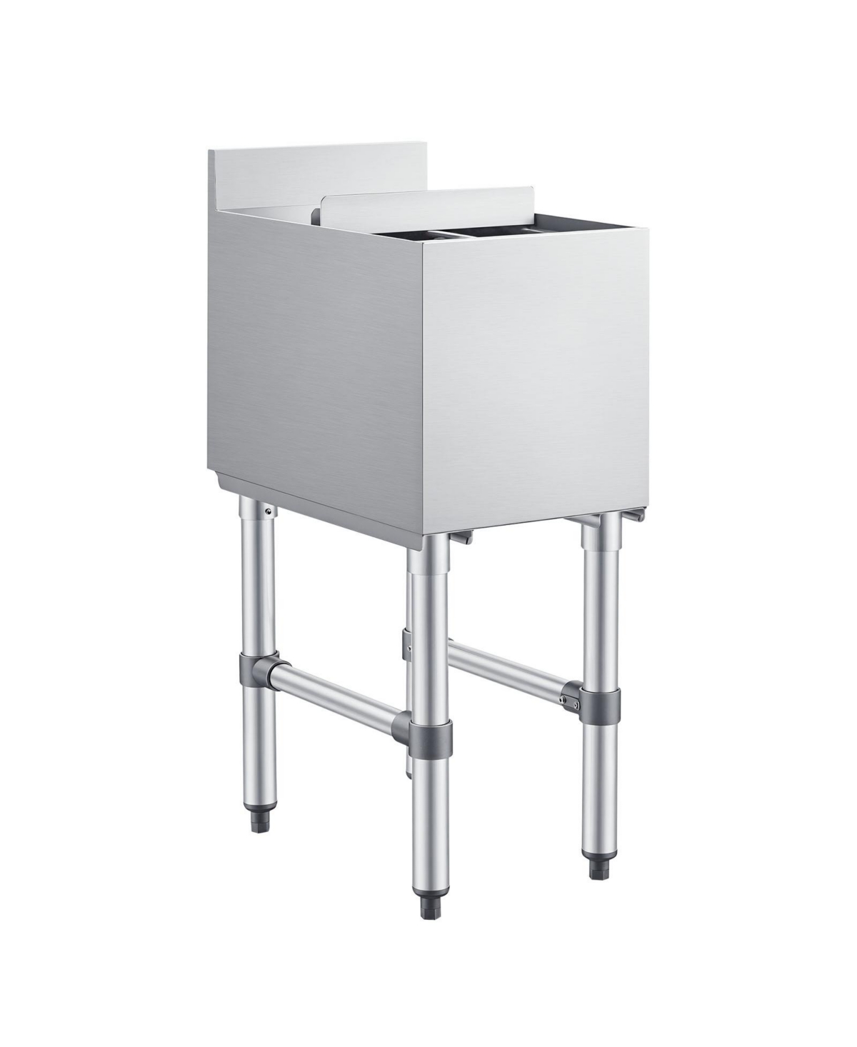 Gouun 29.6 Qt Commercial Stainless Steel Ice Chest Featuring Sliding Lid