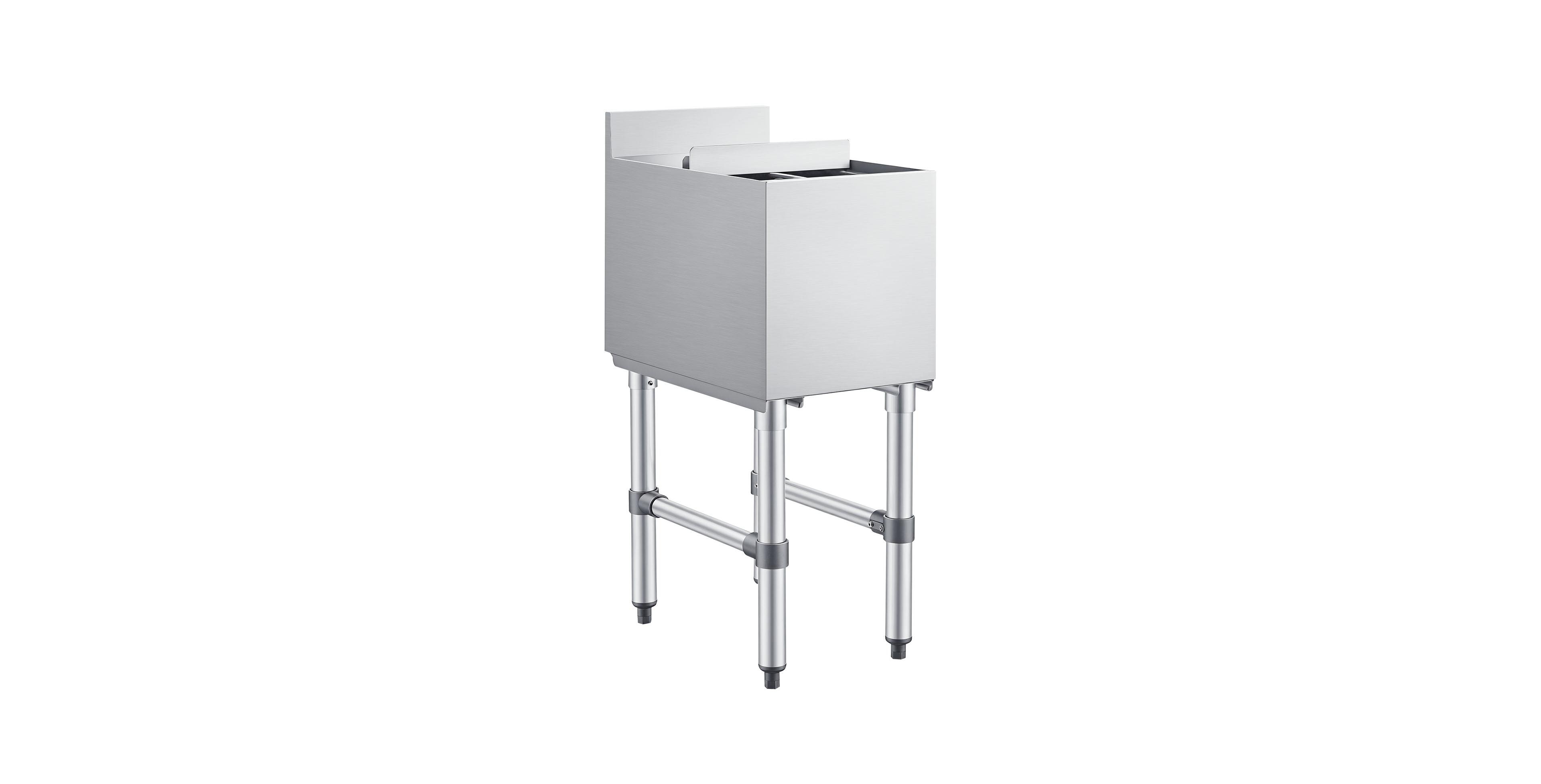 Gouun 29.6 Qt Commercial Stainless Steel Ice Chest Featuring Sliding Lid