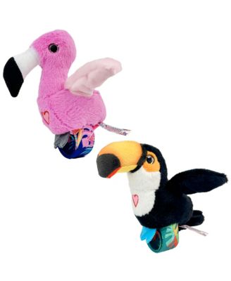 Toucan and Flamingo Interactive Singing Plush, 2-Piece Set