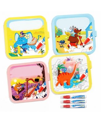 3 Pack Water Painting Books For Kids Ages 3-6 Mess Free Coloring Set