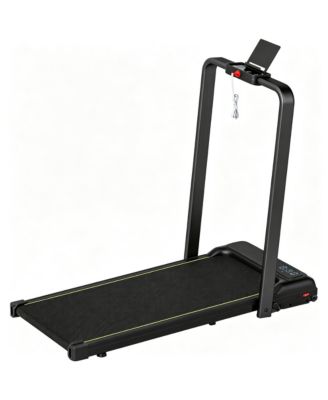 Compact Treadmill, Folding Design, Remote Control, Digital Display for Camping, Travel and Outdoor Activities