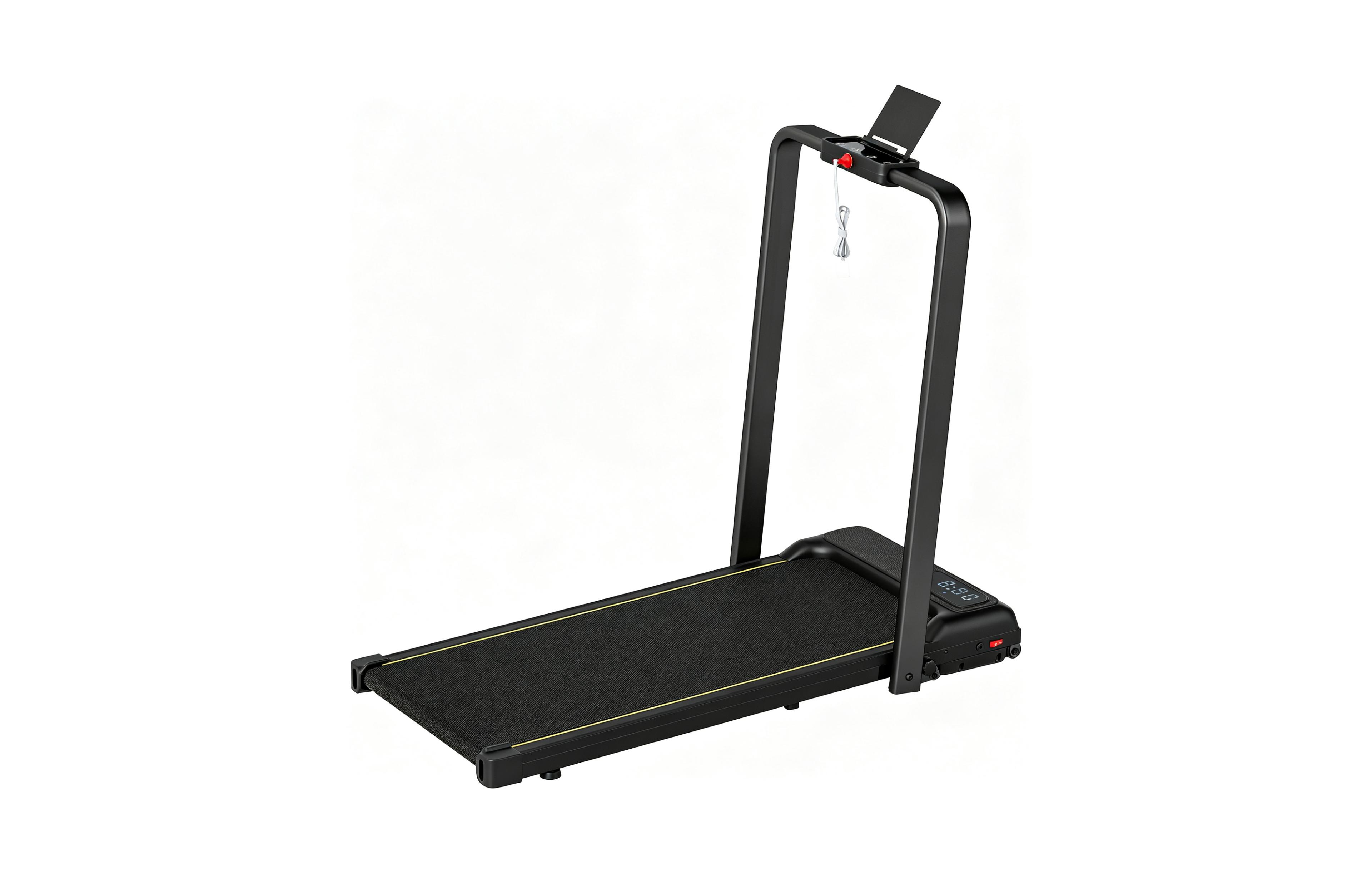 Sevorley Compact Treadmill, Folding Design, Remote Control, Digital Display for Camping, Travel and Outdoor Activities