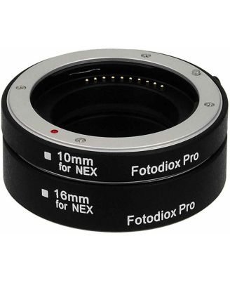 Auto Macro 10mm and 16mm Extension Tube Kit, Auto-Focus, for Sony E-Mount