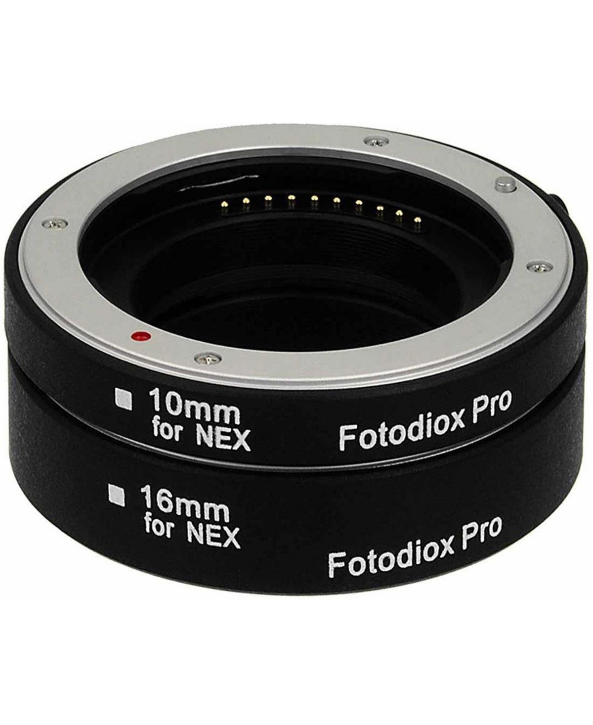 Fotodiox Automatic Macro Extension Tube Kit with Auto Focus and Ttl Auto Exposure for Sony E-Mount (Nex) Mirrorless Camera System