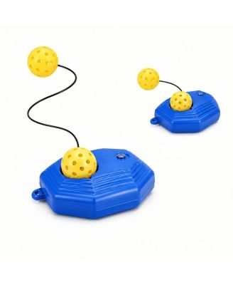 Adjustable Bounce System Pickleball Practice Tethered Ball Carry Handle Fillable Base
