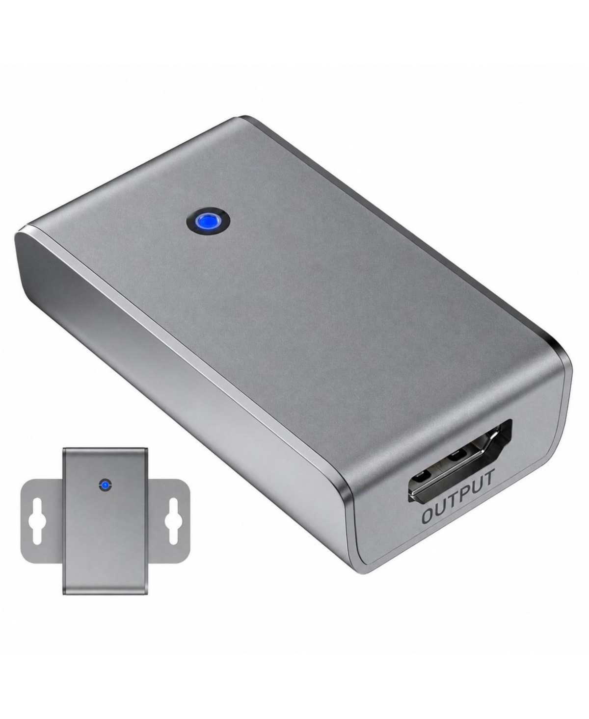 Lofree Active Hdmi 2.1 Coupler Repeater Extender 8K@60Hz, 4K@120Hz Adapter, Up to 50 ft. - Grey