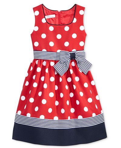 Bonnie Jean Polka Dot Dress, Big Girls (7-16)