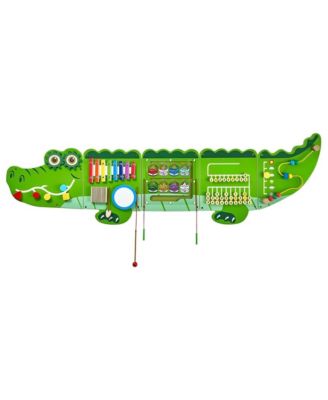 Crocodile Montessori Wall-Mounted Busy Board, Ages 3–12