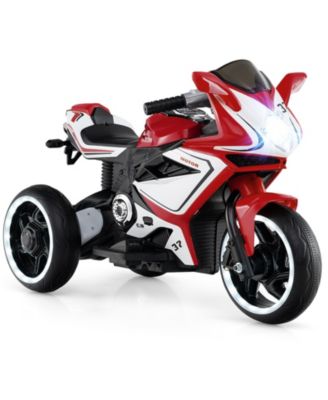 6V Kids Ride-On Motorcycle with Soft Start and Stop and LED Wheel Lights, 66 lb. Capacity, Ages 3+