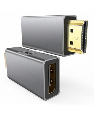 HDMI to DisplayPort 4K 60Hz Uni-Directional Adapter for Computers, Laptops, PS4, PS5, and TV Boxes