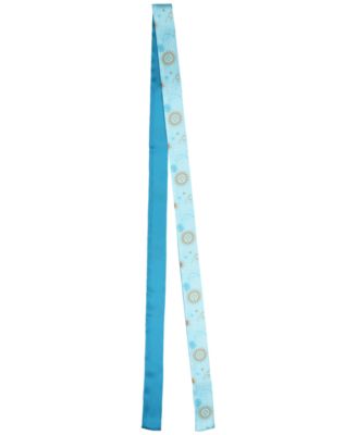 Celestial Ribbon Slim Silk Scarf