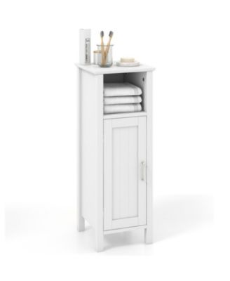 Freestanding Bathroom Storage Cabinet with Open Shelf