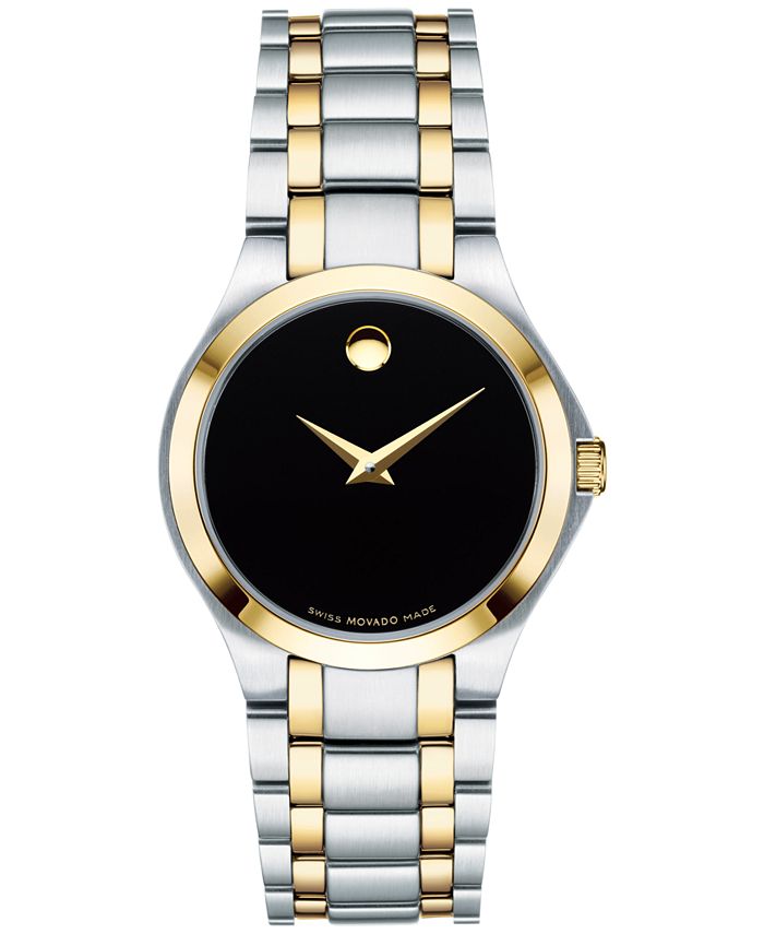 Movado Women s Swiss Collection Two Tone PVD Stainless Steel