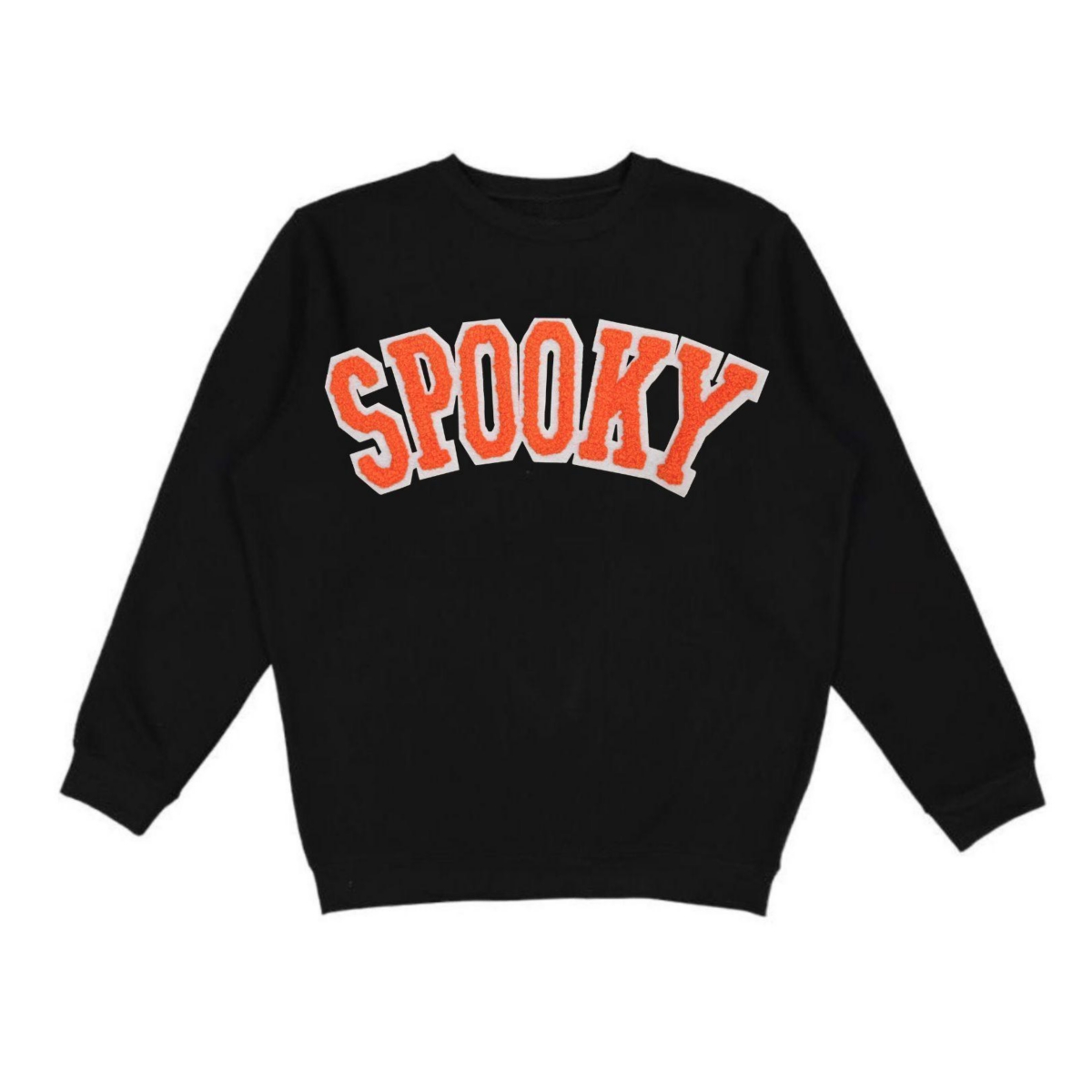 Sweet Wink Baby Boys (12- 18 M) Spooky Orange Patch Halloween Sweatshirt