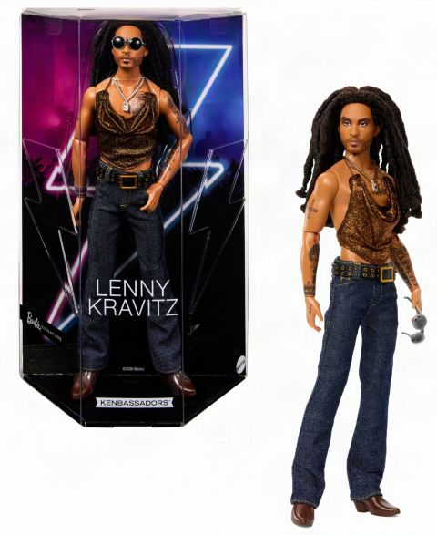 Коллекционная кукла Barbie Kenbassadors Lenny Kravitz, 13 дюймов, от 6 лет