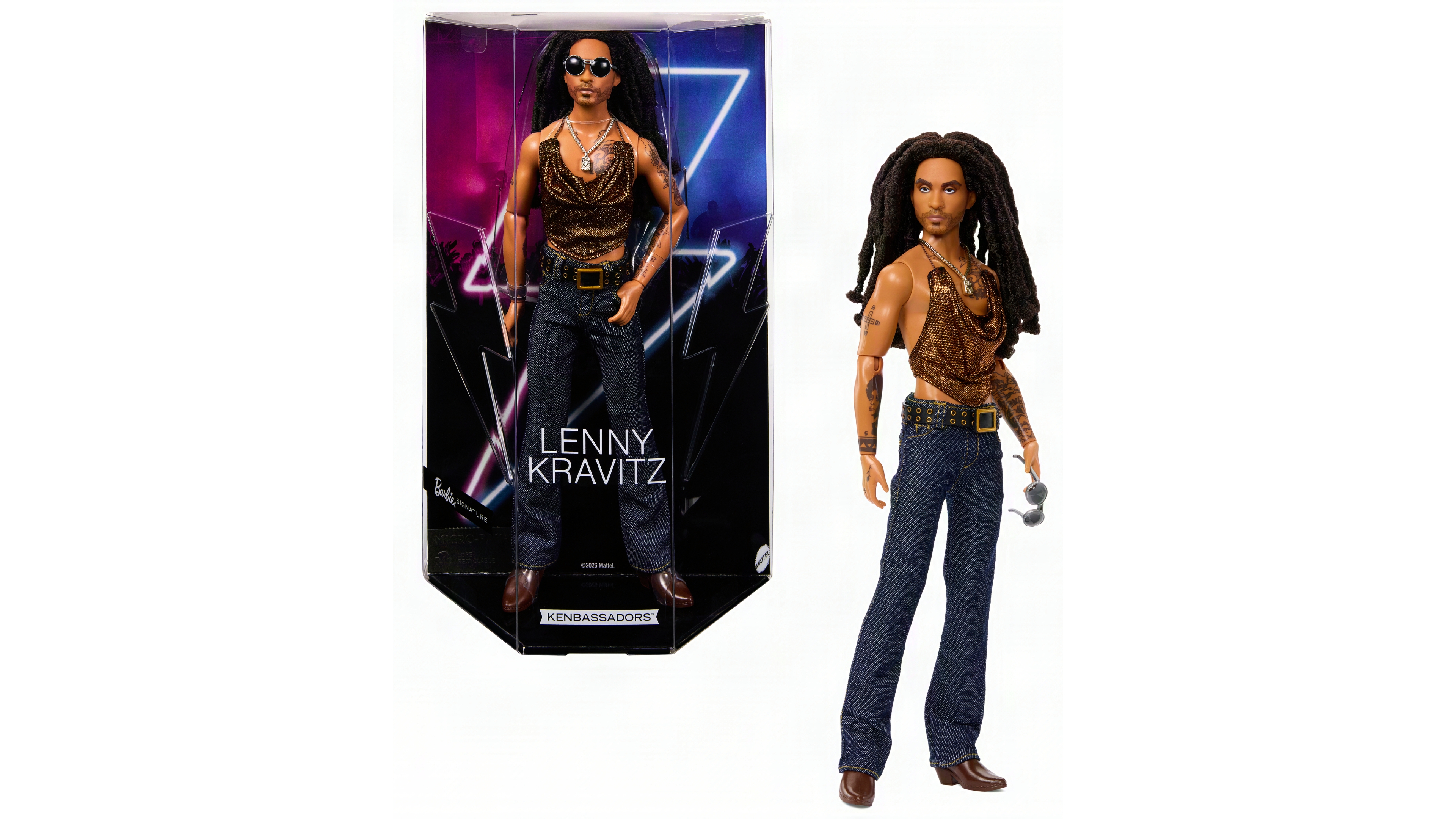 Barbie Kenbassadors Lenny Kravitz 13" Collectible Doll, Ages 6+