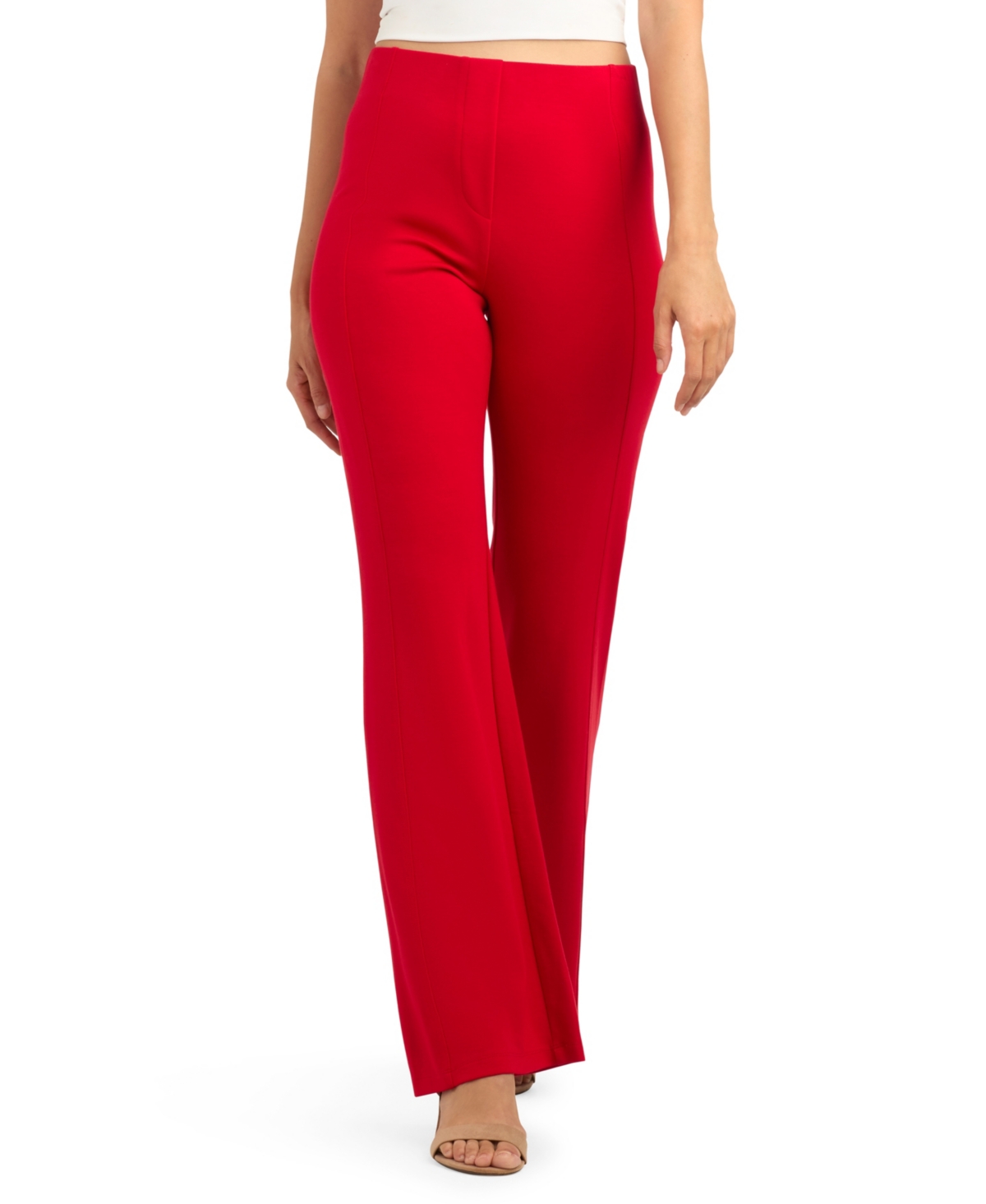 Bcx Juniors' Wide-Leg Pull-On Lightweight Scuba Pants