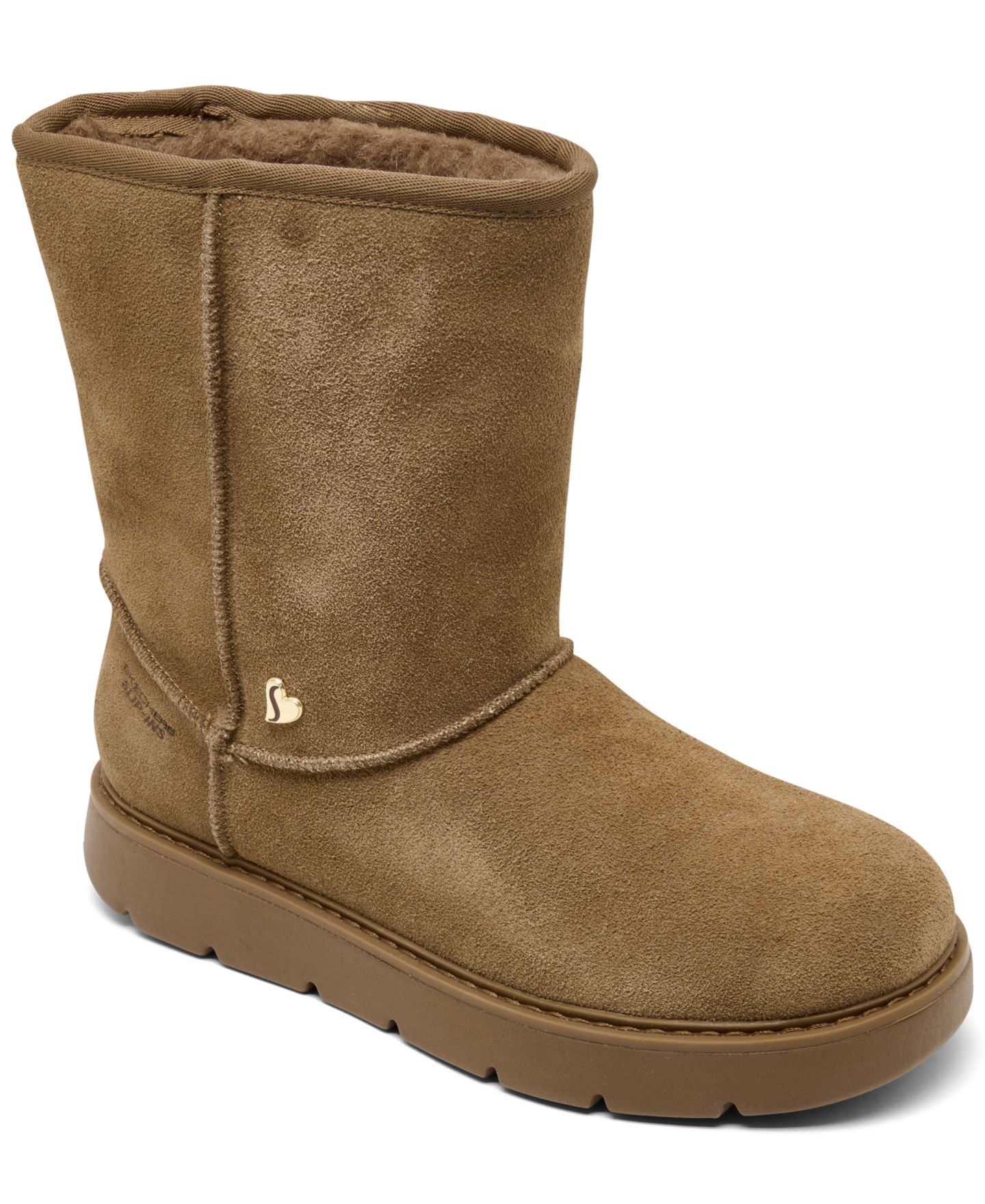 Женские утеплённые ботинки-слипоны Skechers Slip-ins Keepsakes Cozy, цвет: Каштановый — фото 1