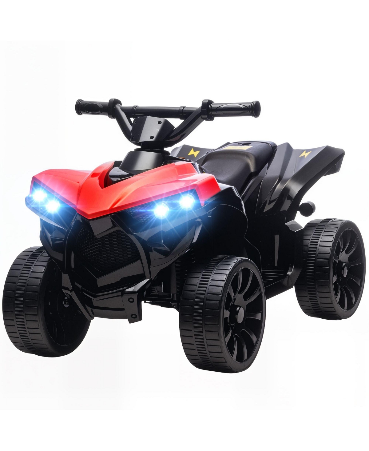 Sevorley Kids Ride-On Atv with 6V Power, Headlights & Music, Ages 18-56 Months - Red