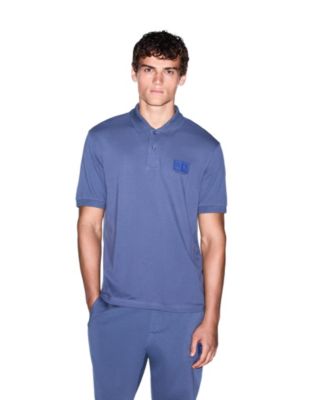 Men's AX Box Logo Short-Sleeve Slim Fit Polo Shirt