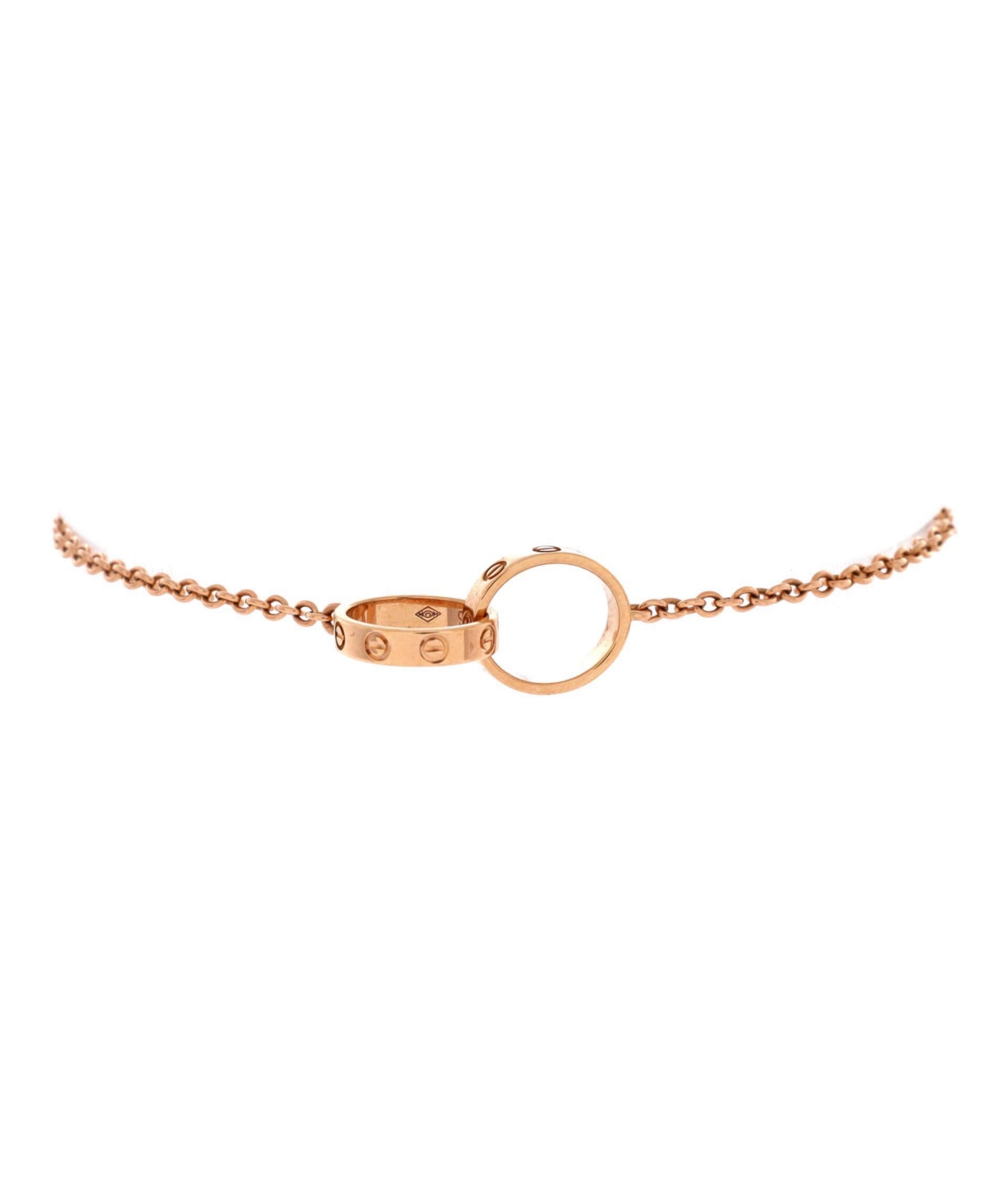 Pre-Owned Cartier Love Interlocking Bracelet - 18k rose gold