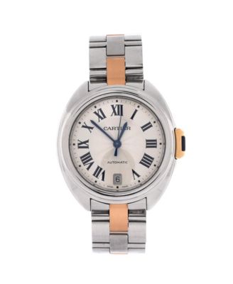 Women's Automatic Cl&eacute; de Cartier Two-Tone Bracelet, 35mm