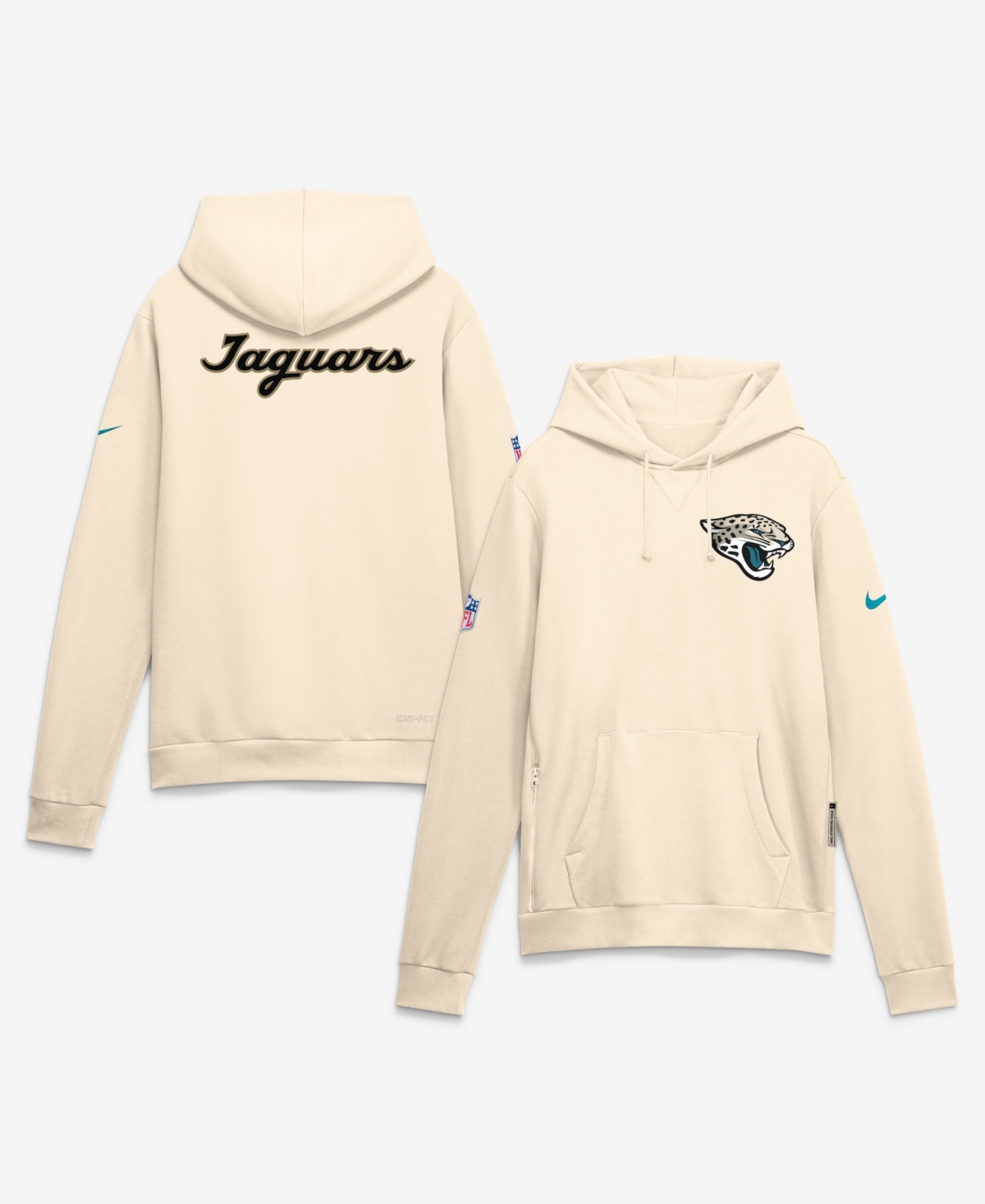 Jacksonville Jaguars Rivalries Collection Sideline Nike Men's Dri-FIT NFL Pullover Hoodie in Brown | 03AZ15A9N-VAW
