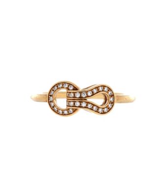 Cartier Agrafe Vine Round Diamond Ring (0.09 ct. t.w.) in 18K Rose Gold