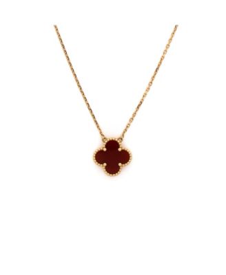 Pre-Owned Van Cleef and Arpels Vintage Alhambra Pendant Necklace