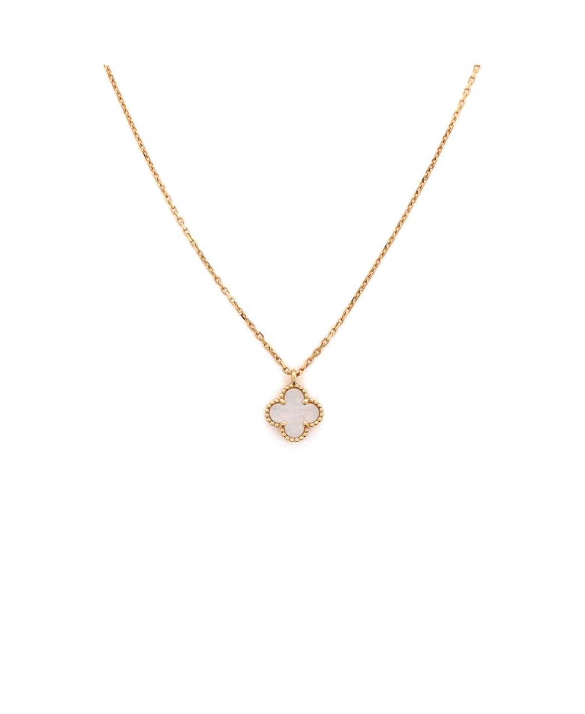 Pre-Owned Van Cleef and Arpels Sweet Alhambra Pendant Necklace - 18k yellow gold