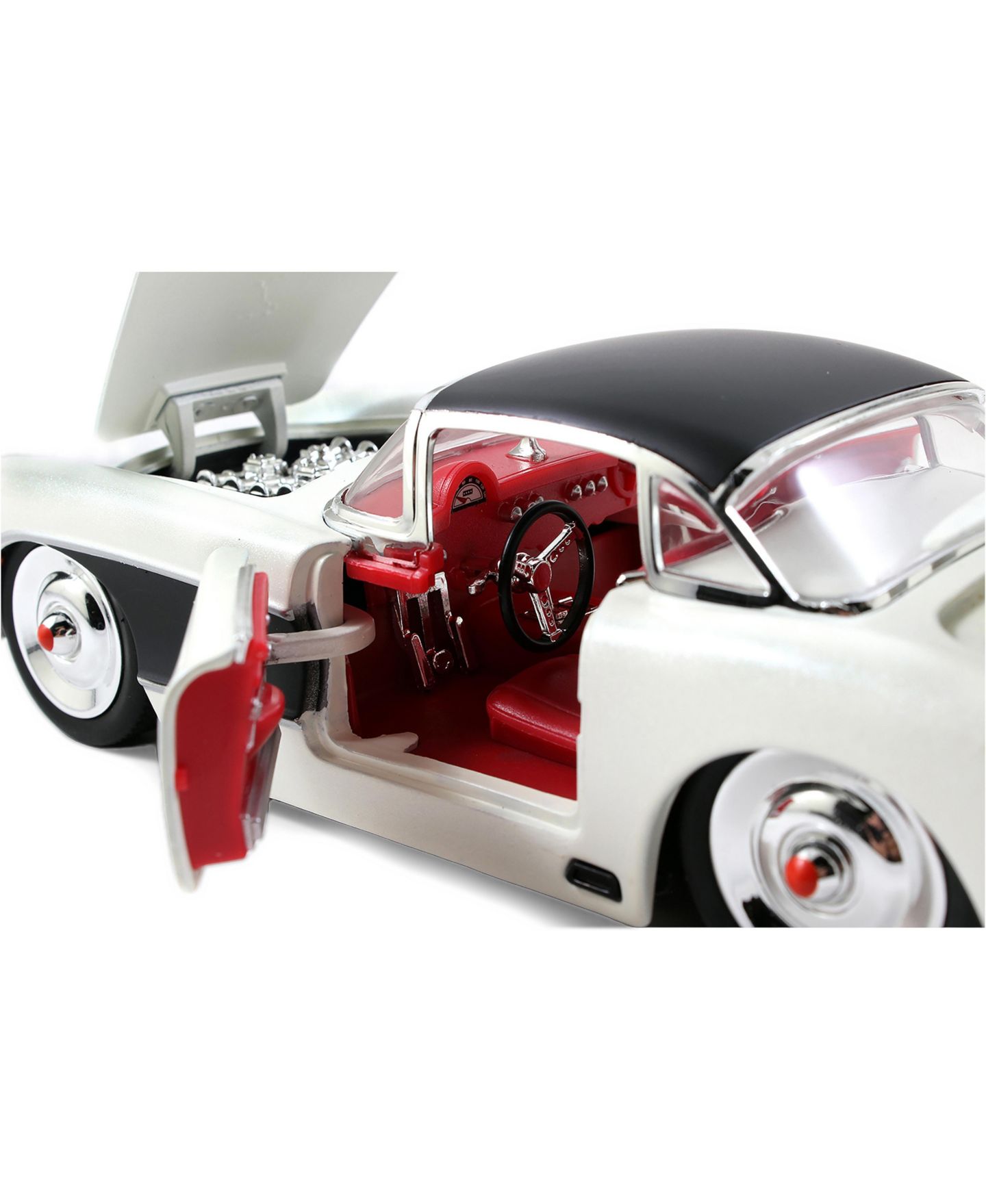 Детская игрушка Jada 1:24 Scale Bigtime Muscle 1957 Chevrolet Corvette Officially Licensed Diecast Model Car — фото 4