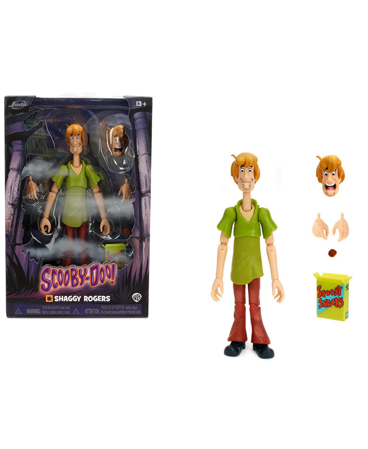 Jada Scooby-Doo Shaggy Rogers 6.5" Moveable Action Figure, 14+