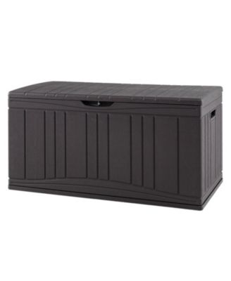 80 Gallon HDPE Outdoor Deck Box with Gas Strut Assisted Lid