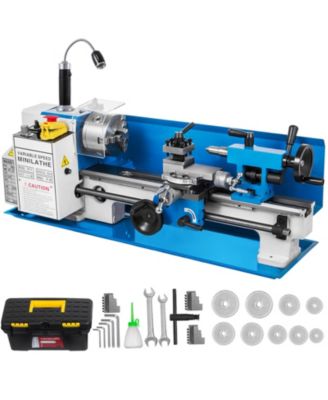 7 x 14 in 550W Benchtop Mini Metal Lathe with Variable Speed