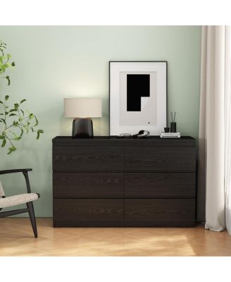 6 Drawer Modern Dresser and Storage Chest