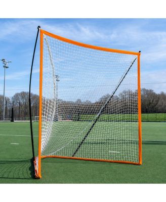 Portable 6x6 Regulation Lacrosse Goal Pop Up Steel Fiberglass Frame Carry Bag