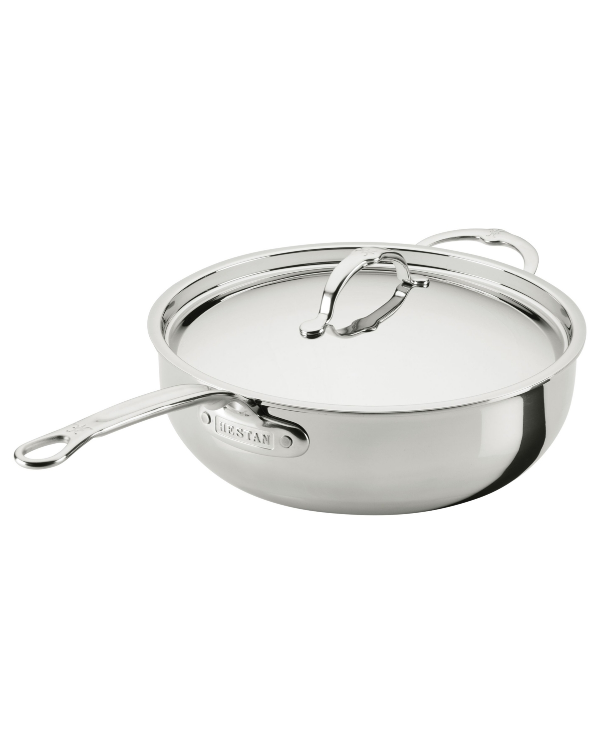 Hestan ProBond Luxe Stainless Steel 5-Quart Essential Pan with Lid - Silver
