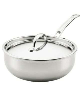ProBond&reg; Luxe 2-Quart Polished Professional Clad Stainless Steel Saucier
