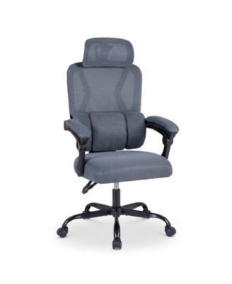 Ergonomic Mesh Office Chair with Adaptive Lumbar Support and 2D Headrest