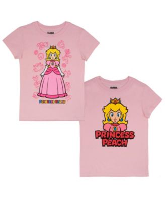 Girls' 4-16 Princess Peach Graphic T-Shirts, 2-Pack