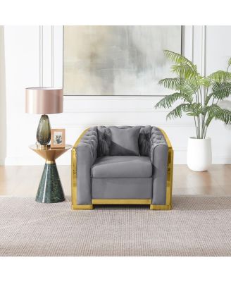 Tufted Mid-Century Chesterfield Sofa