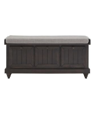 Georgia Storage Bench with Linen Cushion