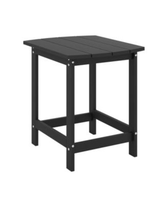 18 Inch HDPE Weather-Resistant Outdoor Side Table